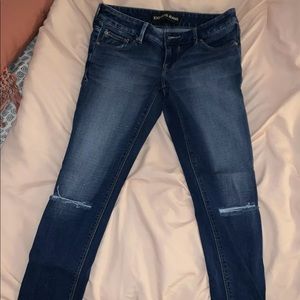 Express jean leggings low rise size 2s